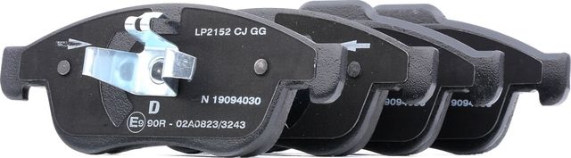 Тормозные колодки Delphi (Low-Metallic) передние для Renault Megane IV 2010-2026. Артикул LP2152