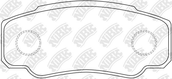 Тормозные колодки NiBK. Артикул PN0331