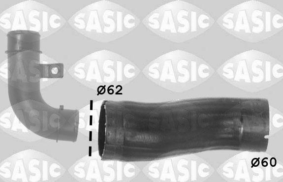 Патрубок интеркулера Sasic для Citroen Jumper II 2006-2026. Артикул 3330027