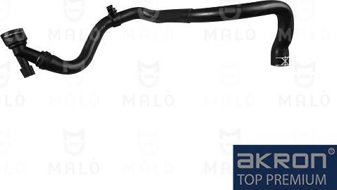 Патрубок радиатора (системы охлаждения) Malo левый нижний для Audi Cabriolet 1995-2000. Артикул 175751A