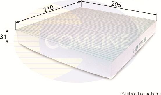 Салонный фильтр Comline. Артикул EKF192