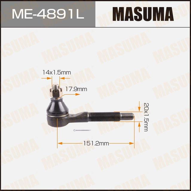 Наконечник рулевой тяги Masuma. Артикул ME-4891L