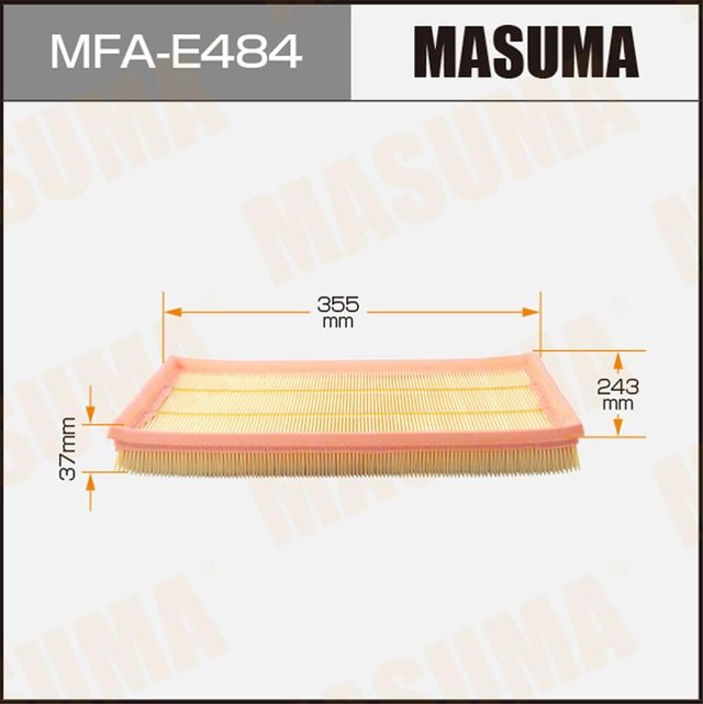 Воздушный фильтр Masuma. Артикул MFA-E484