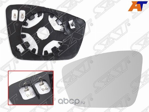 Полотно зеркала SKODA RAPID 12- LH (SAT). Артикул STSDR1940G2