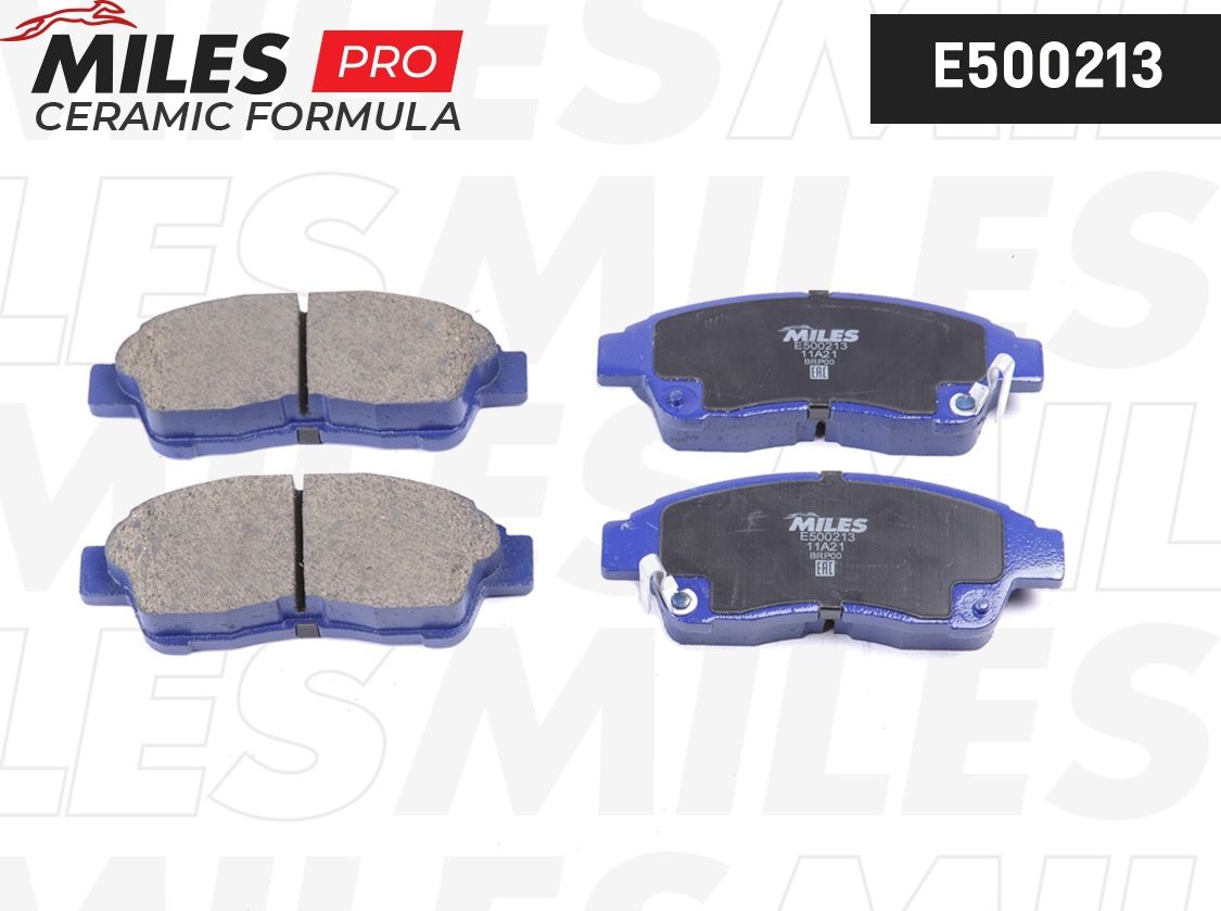 Тормозные колодки Miles (Керамика). Артикул E500213