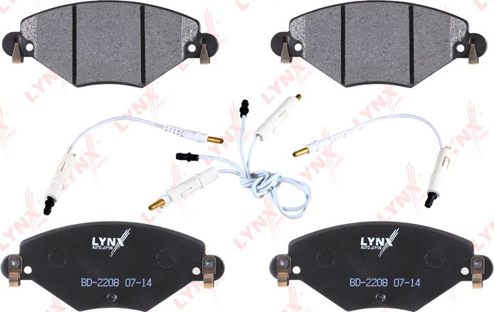 Тормозные колодки LYNXauto. Артикул BD-2208