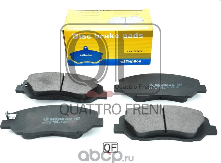 Колодки тормозные дисковые (передние) к-т с мех. индикатором износа SsangYong Action II  Corrando II (Markon). Артикул 44202172