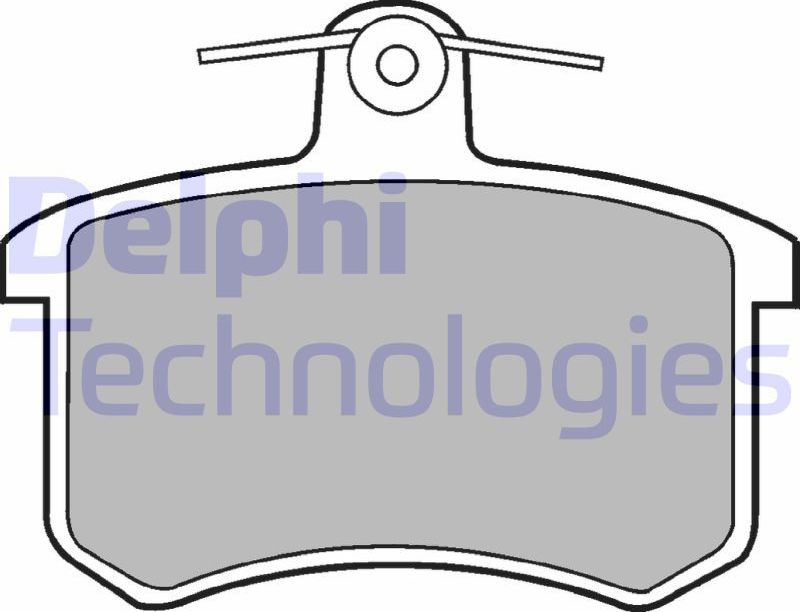 Тормозные колодки Delphi (Low-Metallic). Артикул LP451