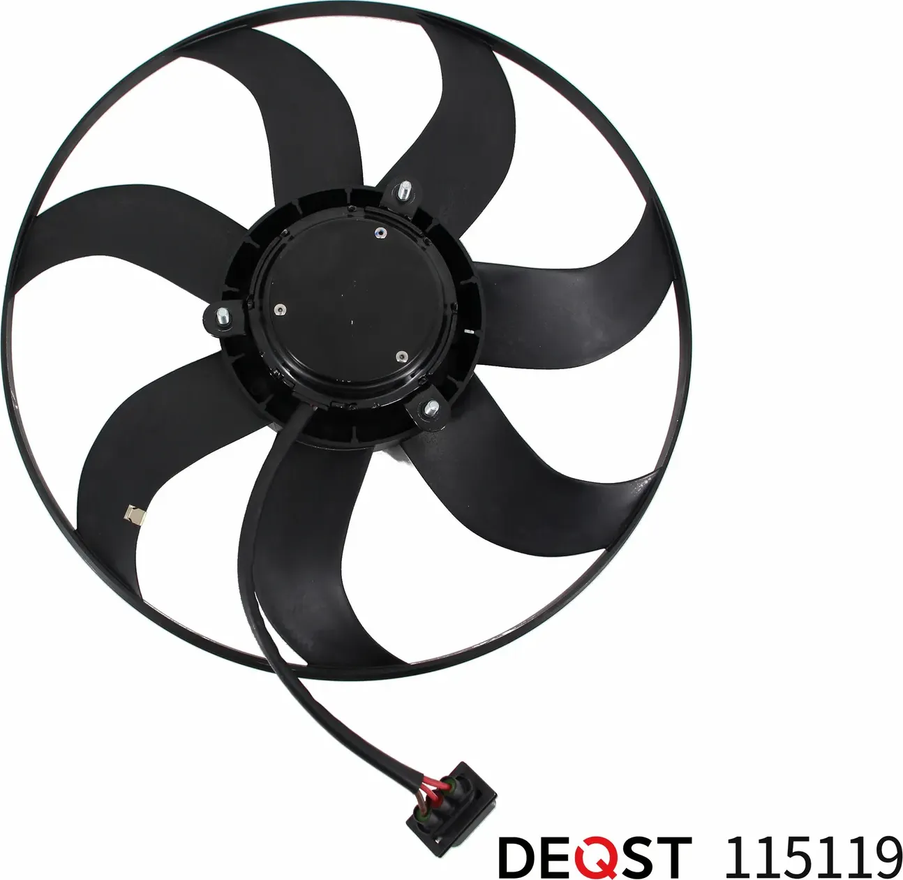 Электорвентилятор SKODA RAPID (NH3) 07,12 (Deqst). Артикул 115119