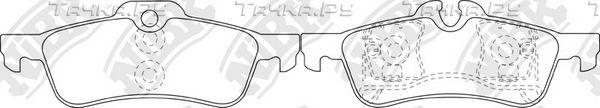 Тормозные колодки NiBK. Артикул PN0354