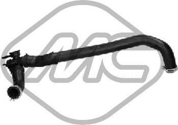 Патрубок радиатора (системы охлаждения) Metalcaucho (EPDM (Этилен-пропиленовый каучук)) верхний для Nissan Maxima A33 2000-2003. Артикул 94522