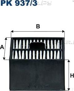 Топливный фильтр Filtron. Артикул PK 937/3