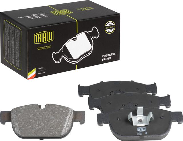 Тормозные колодки Trialli (Low-Metallic) передние для Volvo V90 II 2016-2026. Артикул PF 4345