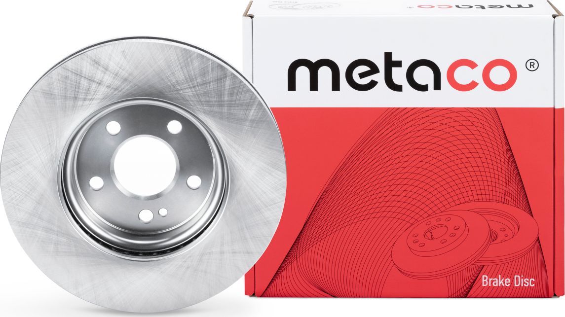 Диск тормозной передний вентилируемый (Metaco). Артикул 3050477