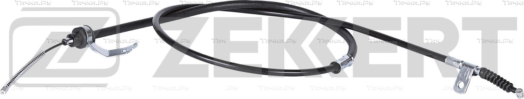 Трос ручника (тросик ручного тормоза) Zekkert. Артикул BZ-1190