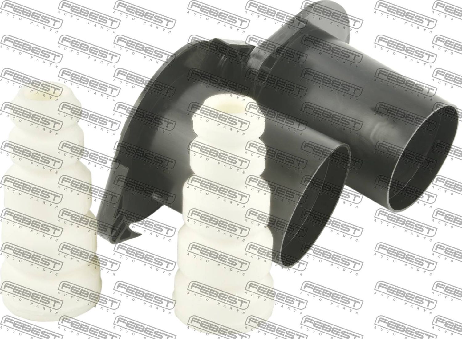 Комплект отбойников и пыльников амортизаторов (стоек) Febest. Артикул HSHB-ESR-KIT