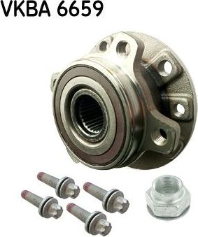 Ступичный подшипник (комплект) SKF передний для Jeep Cherokee V (KL) 2013-2026. Артикул VKBA 6659