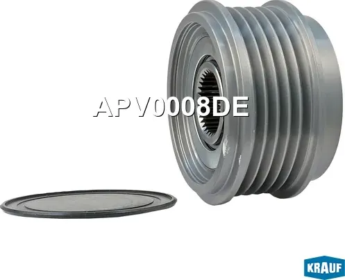 Шкив обгонный генератора Krauf. Артикул APV0008DE