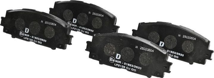 Тормозные колодки Delphi (Low-Metallic). Артикул LP2135