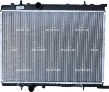 Радиатор охлаждения двигателя NRF (алюминий). Артикул 58308