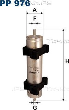 Топливный фильтр Filtron. Артикул PP 976