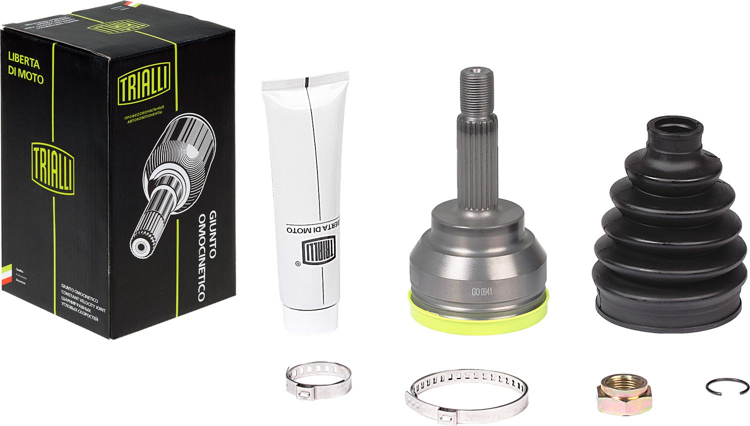 Шрус внутренний (граната) Trialli передний для Chery Bonus (A13) 2006-2014. Артикул GO 0941