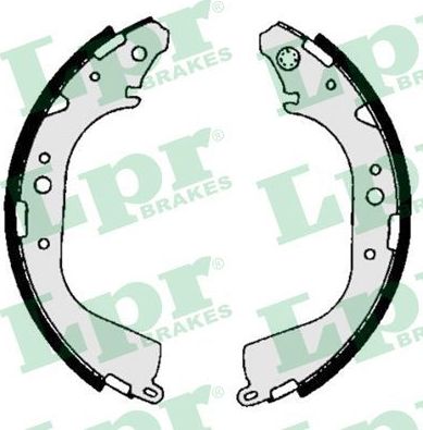 Тормозные колодки LPR. Артикул 06710