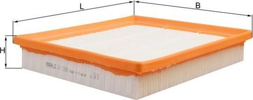 Воздушный фильтр Mahle. Артикул LX 1288