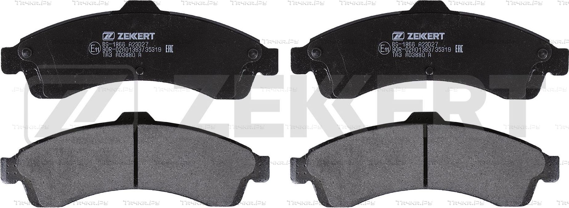 Тормозные колодки Zekkert передние для Isuzu Ascender 2003-2008. Артикул BS-1866