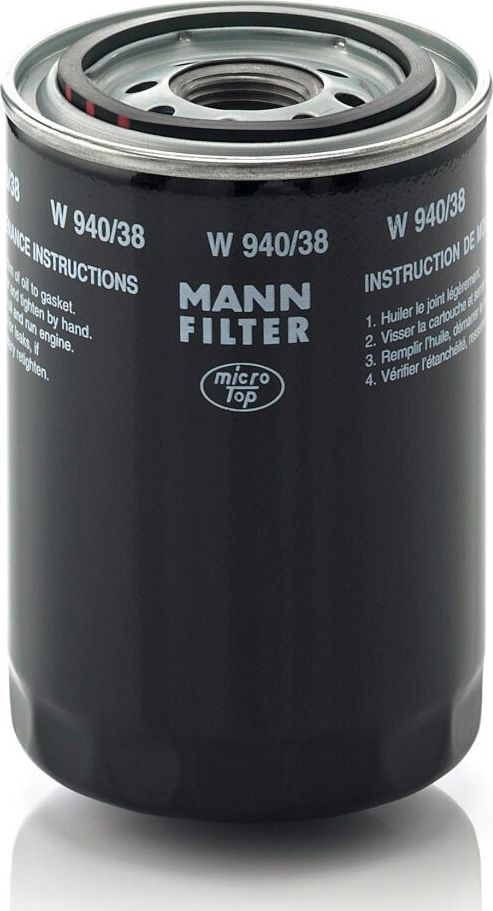 Фильтр АКПП Mann-Filter. Артикул W 940/38