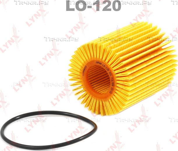 Масляный фильтр LYNXauto для Toyota Crown XI (S170) 2004-2008. Артикул LO-120