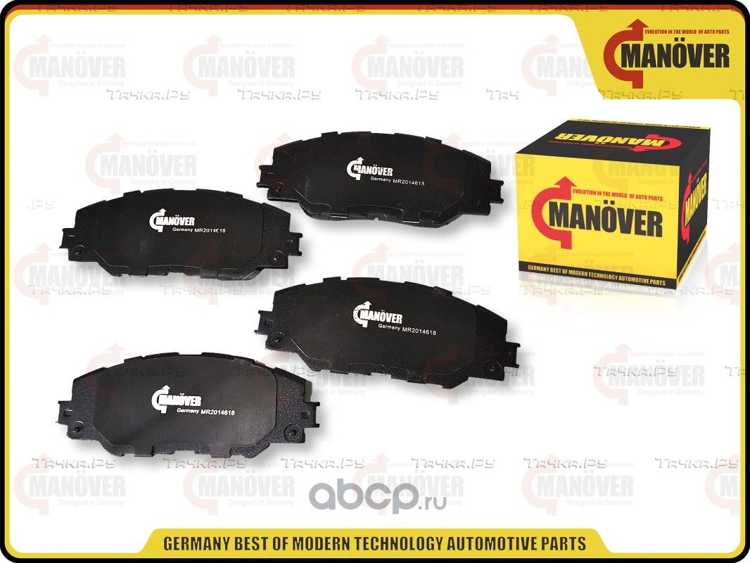 Колодки тормозные передние комплект 4 шт TOYOTA Rav4, Aurus, Premio 2, Prius, Ze (Manover) Manover. Артикул MR2014618