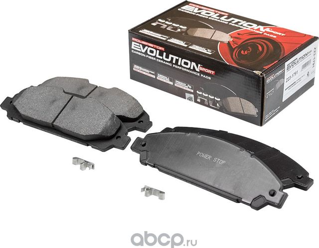 Передние керамические колодки Extreme Street Performance Z26 PowerStop 23-1791. Артикул 231791