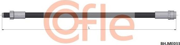 Тормозной шланг Cofle. Артикул 92.BH.ME033