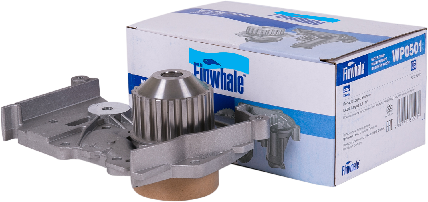 Помпа (водяной насос) Finwhale для Renault Clio V 2008-2026. Артикул WP0501