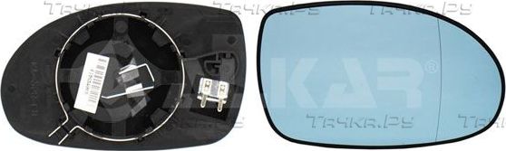 Зеркальное стекло бокового зеркала Alkar правое для Citroen C5 I 2001-2008. Артикул 6426852