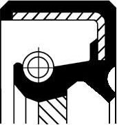 Сальник ТНВД Corteco (FPM (Fluor-Kautschuk)). Артикул 19017577B