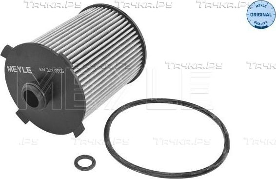 Масляный фильтр Meyle Original для Volvo XC40 I 2017-2026. Артикул 514 322 0005