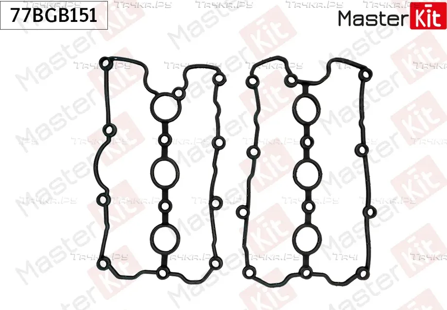 77BGB151 Прокладка клапанной крышки AUDI BDX  CAJA  CAKA  CALA  CCAA  CCBA  CCDA (Master KIT). Артикул 77bgb151