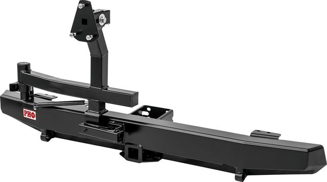 Бампер силовой РИФ задний с квадратом под фаркоп и калиткой, лифт 65 мм для УАЗ Hunter 2003-2026. Артикул RIF469-22120