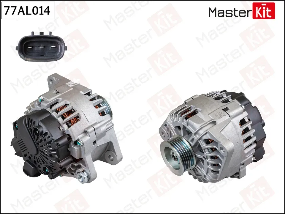 Генератор HYUNDAI SOLARIS, KIA CEED/RIO 110A (Master KIT) Master KIT. Артикул 77AL014
