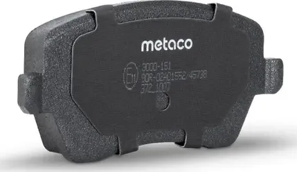 Колодки тормозные передние к-кт (Metaco). Артикул 3000151