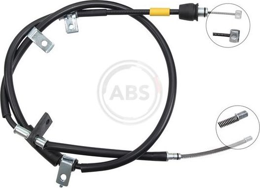 Трос ручника (тросик ручного тормоза) ABS. Артикул K19118