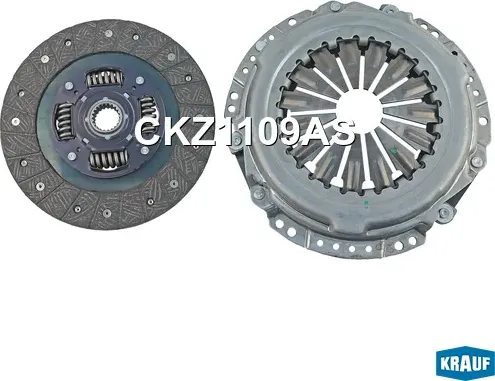Комплект сцепления без подшипника Krauf. Артикул CKZ1109AS