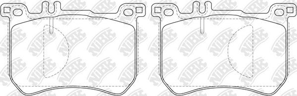 Тормозные колодки NiBK. Артикул PN31015