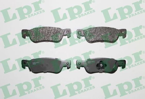 Тормозные колодки LPR задние для Isuzu Elf (N-Series) IV (NHR5_) 1985-2003. Артикул 05P052