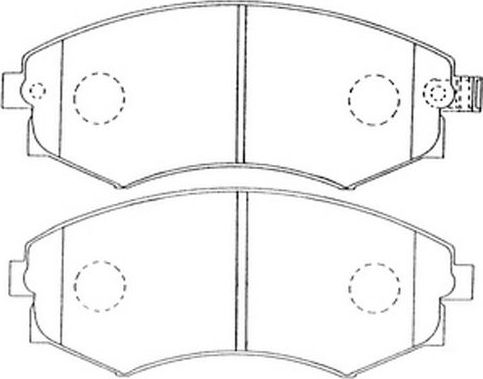 Тормозные колодки FIT. Артикул FP0887