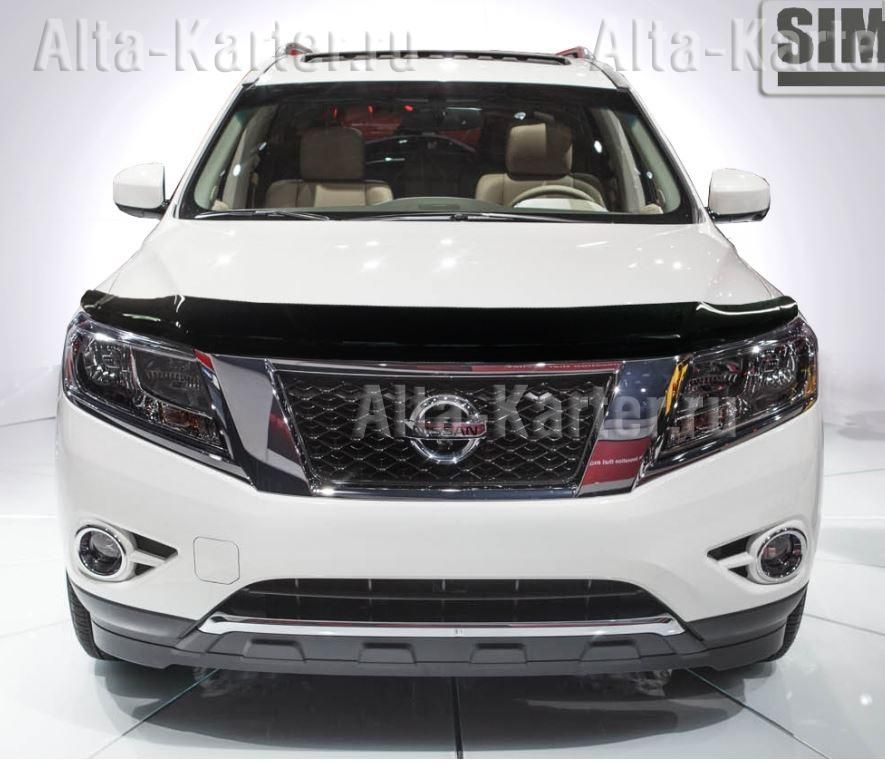 Дефлектор SIM для капота Nissan Pathfinder R52 2014-2026. Артикул SNIPAT1412