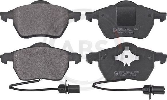 Тормозные колодки ABS. Артикул 35026