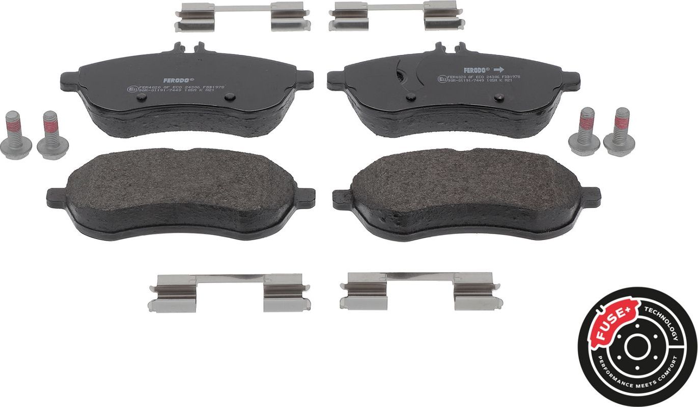 Тормозные колодки Ferodo FUSE+ Technology. Артикул FDB1978